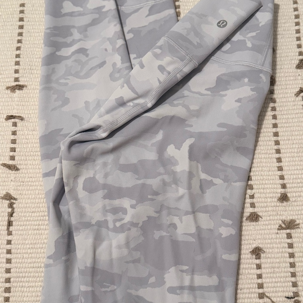 Lululemon Gray Camo Leggings